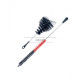 Set of brush for cleaning the shaft black + brush for the flask black Set of brush for cleaning the shaft black + brush for the flask black