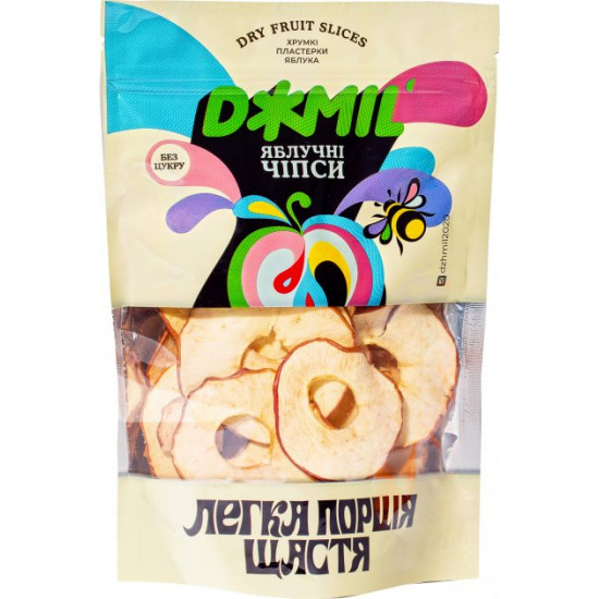 Чіпси фруктові Джміль яблучні 40 г (4820235150211) Чіпси фруктові Джміль яблучні 40 г (4820235150211)