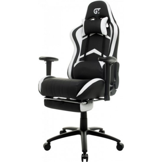 Крісло для геймерів GT RACER X-2534-F Black/White