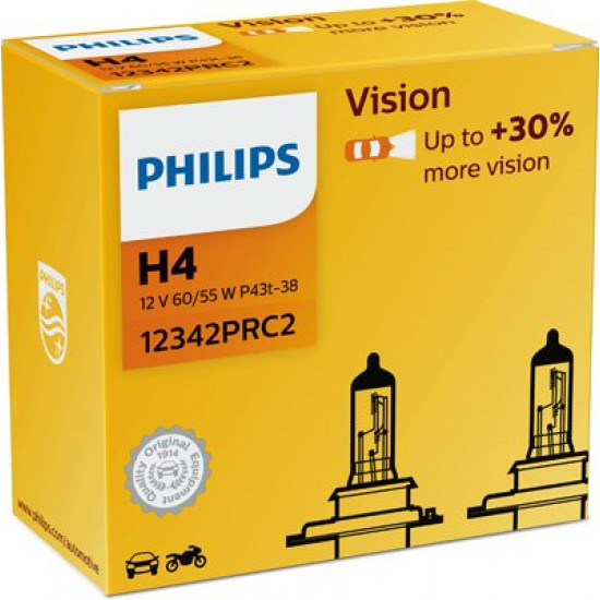 Автолампы Philips H4 12V 60/55W (PS 12342 PR C2) Автолампы Philips H4 12V 60/55W (PS 12342 PR C2)