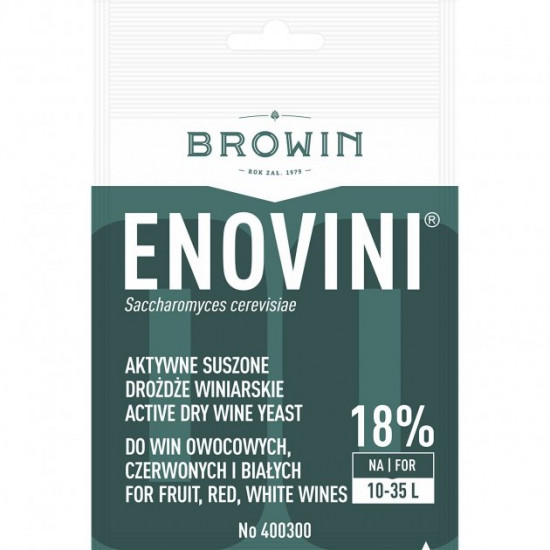 Browin Enovini дрожжи винные сухие, 7г Browin Enovini дрожжи винные сухие, 7г