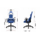 Крісло геймерське комп'ютерне Підліткове HUZARO RANGER 6.0 Blue