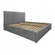 Кровать Andrea Standart Wood На ножках 140 x 200 см Simple Серая Кровать Andrea Standart Wood На ножках 140 x 200 см Simple Серая