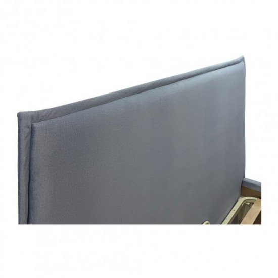 Кровать Andrea Standart Wood На ножках 140 x 200 см Simple Серая Кровать Andrea Standart Wood На ножках 140 x 200 см Simple Серая