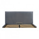 Кровать Andrea Standart Wood На ножках 140 x 200 см Simple Серая Кровать Andrea Standart Wood На ножках 140 x 200 см Simple Серая