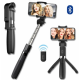 Селфі палиця штатив тринога для телефону Bluetooth з пультом Selfie Stick L01 Чорний Селфі палиця штатив тринога для телефону Bluetooth з пультом Selfie Stick L01 Чорний