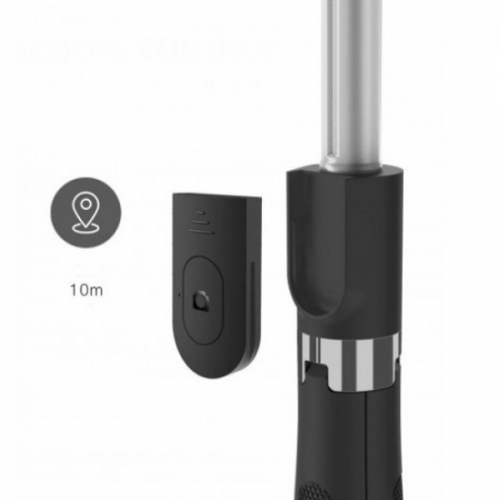 Селфі палиця штатив тринога для телефону Bluetooth з пультом Selfie Stick L01 Чорний Селфі палиця штатив тринога для телефону Bluetooth з пультом Selfie Stick L01 Чорний