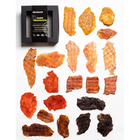 Set of meat snacks MrSnack Crunch 500g Set of meat snacks MrSnack Crunch 500g
