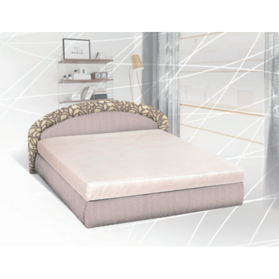 Bed Karina 160x195/1980*1850*880 (with mattress) made of Wood+chipboard/textile MF Modern Bed Karina 160x195/1980*1850*880 (with mattress) made of Wood+chipboard/textile MF Modern