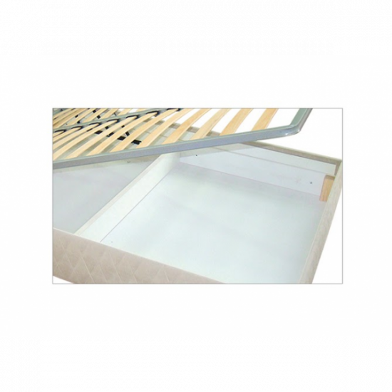 Bed Karina 160x195/1980*1850*880 (with mattress) made of Wood+chipboard/textile MF Modern Bed Karina 160x195/1980*1850*880 (with mattress) made of Wood+chipboard/textile MF Modern