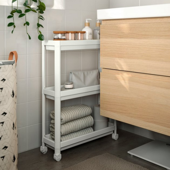 Shelf on wheels, trolley IKEA VESKEN 004.712.22 Shelf on wheels, trolley IKEA VESKEN 004.712.22