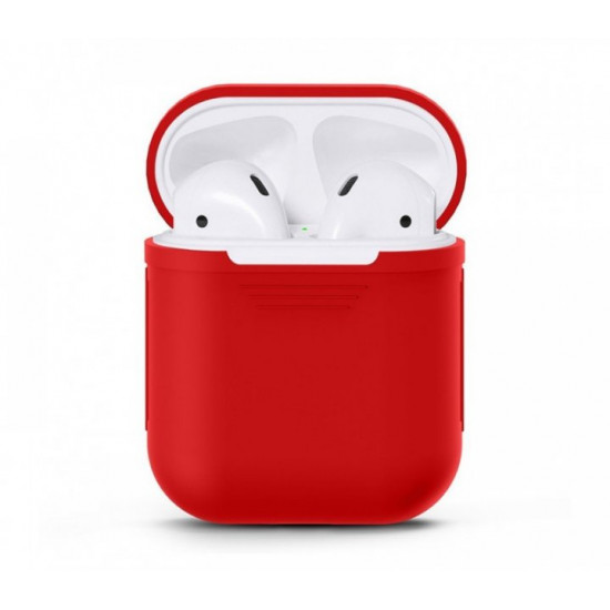 Чохол для AirPods/AirPods 2 silicone case червоний Чохол для AirPods/AirPods 2 silicone case червоний