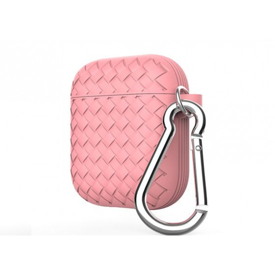 Чохол для AirPods/AirPods 2 silicone case Cross pink Чохол для AirPods/AirPods 2 silicone case Cross pink