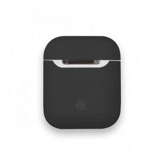 Чохол для AirPods/AirPods 2 silicone case Slim Black Чохол для AirPods/AirPods 2 silicone case Slim Black