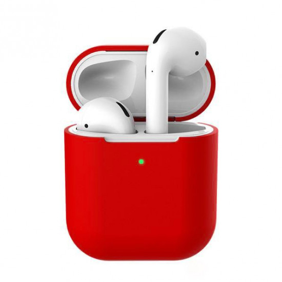 Чохол для AirPods 2 Wireless silicone case red Чохол для AirPods 2 Wireless silicone case red