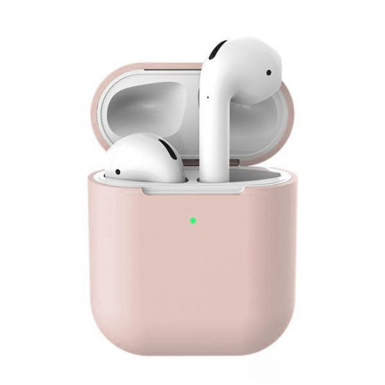 Чохол для AirPods 2 Wireless silicone case pink sand Чохол для AirPods 2 Wireless silicone case pink sand