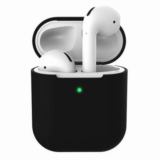 Чохол для AirPods 2 Wireless silicone case black Чохол для AirPods 2 Wireless silicone case black