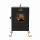 Stove-fireplace Ecozhar Comfort Plus, with afterburning chamber for secondary gases (steel 4mm) Stove-fireplace Ecozhar Comfort Plus, with afterburning chamber for secondary gases (steel 4mm)