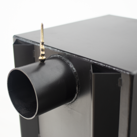 Stove-fireplace Ecozhar Comfort Plus, with afterburning chamber for secondary gases (steel 4mm) Stove-fireplace Ecozhar Comfort Plus, with afterburning chamber for secondary gases (steel 4mm)