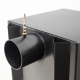 Stove-fireplace Ecozhar Comfort Plus, with afterburning chamber for secondary gases (steel 4mm) Stove-fireplace Ecozhar Comfort Plus, with afterburning chamber for secondary gases (steel 4mm)
