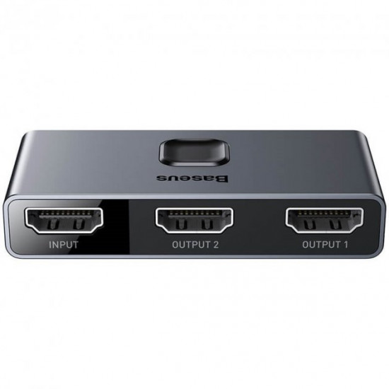 Adapter BASEUS CAHUB-BC0G HDMI switch 2 in 1-1 in 2 gray Adapter BASEUS CAHUB-BC0G HDMI switch 2 in 1-1 in 2 gray