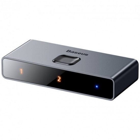 Adapter BASEUS CAHUB-BC0G HDMI switch 2 in 1-1 in 2 gray Adapter BASEUS CAHUB-BC0G HDMI switch 2 in 1-1 in 2 gray