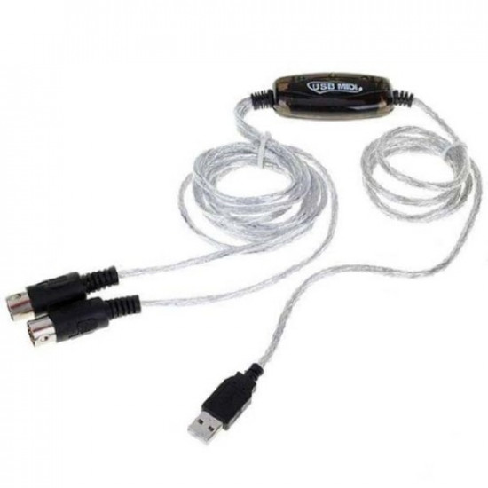 MIDI интерфейс кабель USB, подключение клавиатуры MIDI интерфейс кабель USB, подключение клавиатуры