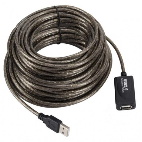 10м USB 2.0 удлинитель активный репитер 10м USB 2.0 удлинитель активный репитер