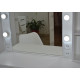 Dressing table 5 drawers and mirror with shelves Zerka height 180 cm white Dressing table 5 drawers and mirror with shelves Zerka height 180 cm white