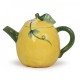 Ceramic teapot yellow-green Ceramic teapot yellow-green