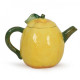 Ceramic teapot yellow-green Ceramic teapot yellow-green