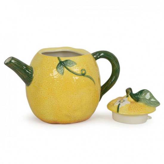 Ceramic teapot yellow-green Ceramic teapot yellow-green