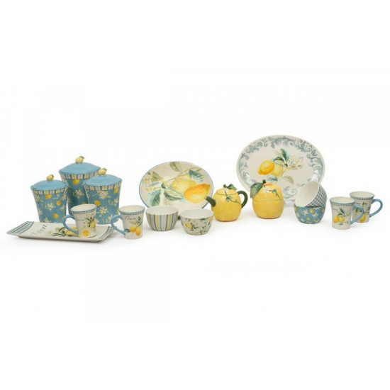 Ceramic teapot yellow-green Ceramic teapot yellow-green