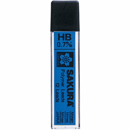 Lead for mechanical pencil Sakura 12 pcs. 0.7 HB