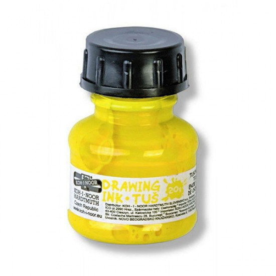 Yellow drawing ink 20 ml, Koh-i-noor, 141723