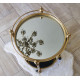 Serving table on wheels made of metal with mirror top Grand Present 96022 Serving table on wheels made of metal with mirror top Grand Present 96022