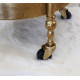 Serving table on wheels made of metal with mirror top Grand Present 96022 Serving table on wheels made of metal with mirror top Grand Present 96022