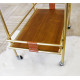 Serving table on wheels made of metal and glass Grand Present 21031 Serving table on wheels made of metal and glass Grand Present 21031
