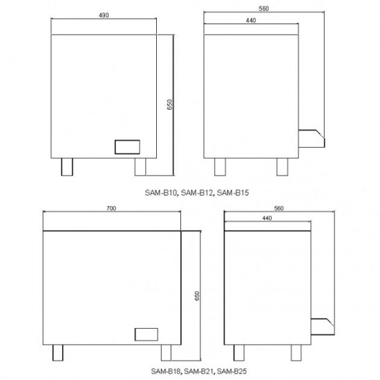 Электрокаменка Amazon SAM-B12 12 кВт с выносным пультом CON6 Электрокаменка Amazon SAM-B12 12 кВт с выносным пультом CON6