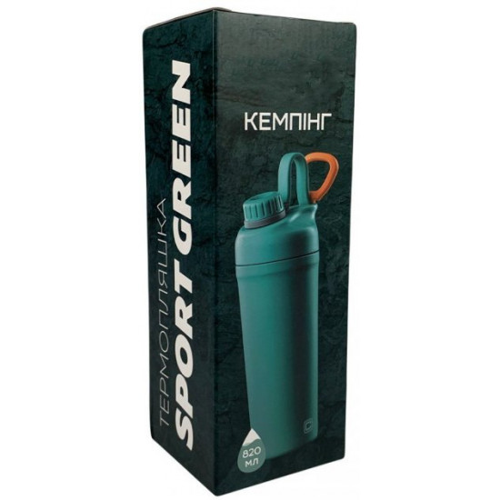 Термобутылка Сила Sport Green 0.82 л (960673-IS) Термобутылка Сила Sport Green 0.82 л (960673-IS)