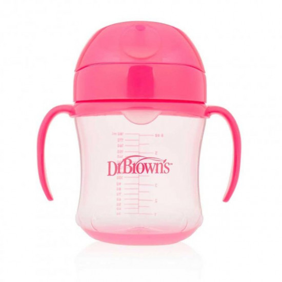 Чашка-поїльник Dr. Browns з м'яким носиком; Колір - рожевий (TC61003-INTL) Чашка-поїльник Dr. Browns з м'яким носиком; Колір - рожевий (TC61003-INTL)