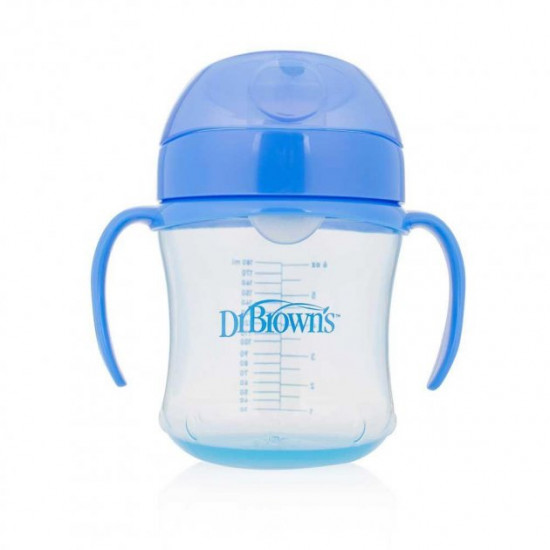 Чашка-поїльник Dr. Browns з м'яким носиком; Колір - Синій (TC61004-INTL) Чашка-поїльник Dr. Browns з м'яким носиком; Колір - Синій (TC61004-INTL)