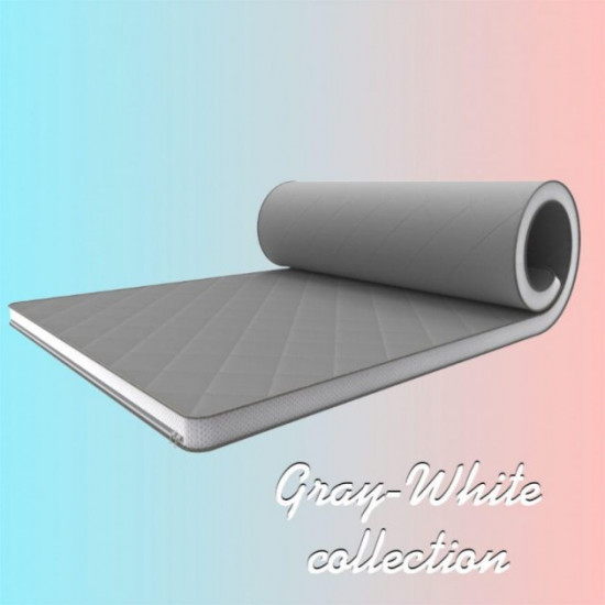 Матрас топпер «Shine» Gray-White collection 150x190 Матрас топпер «Shine» Gray-White collection 150x190