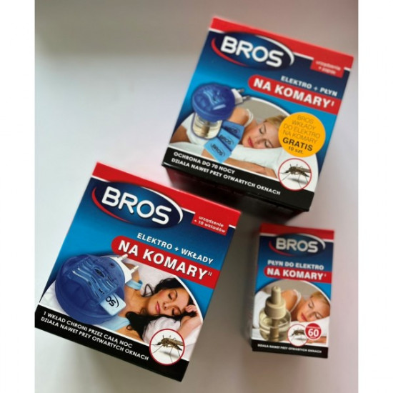 Средство от комаров Bros электрофумигатор + жидкость от комаров Средство от комаров Bros электрофумигатор + жидкость от комаров