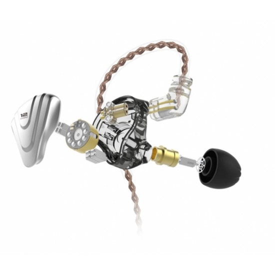 Headphones kz zsx Mic Black Headphones kz zsx Mic Black