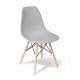 Dining chair Tower Wood 460*420*820 Wood/Plastic, color Gray/Beech Group SDM Dining chair Tower Wood 460*420*820 Wood/Plastic, color Gray/Beech Group SDM