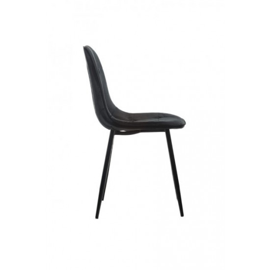 Chair M-01-3/880*440*520 artificial leather + painted metal Black Wind Furniture Chair M-01-3/880*440*520 artificial leather + painted metal Black Wind Furniture