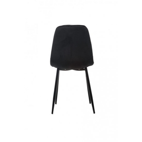 Chair M-01-3/880*440*520 artificial leather + painted metal Black Wind Furniture Chair M-01-3/880*440*520 artificial leather + painted metal Black Wind Furniture