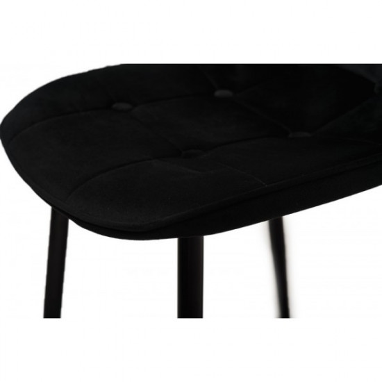 Chair M-01-3/880*440*520 artificial leather + painted metal Black Wind Furniture Chair M-01-3/880*440*520 artificial leather + painted metal Black Wind Furniture