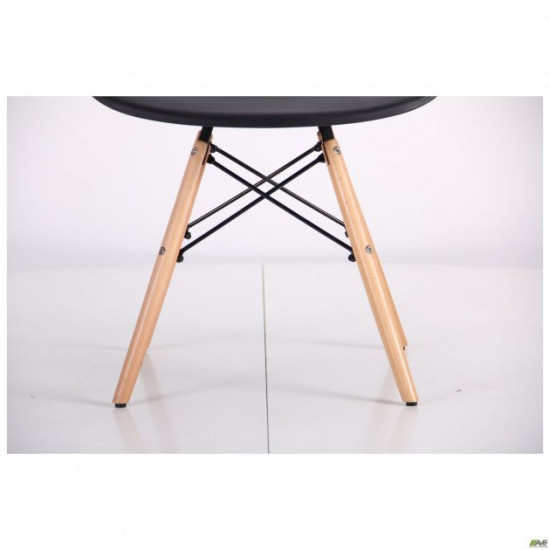 Кресло Salex PL Wood 810*630*620 Дерево/Пластик, цвет Бук/Черный AMF Кресло Salex PL Wood 810*630*620 Дерево/Пластик, цвет Бук/Черный AMF